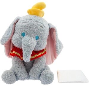 Disney Store Official Dumbo Weighted Plush Elephant Toy with Yellow Hat